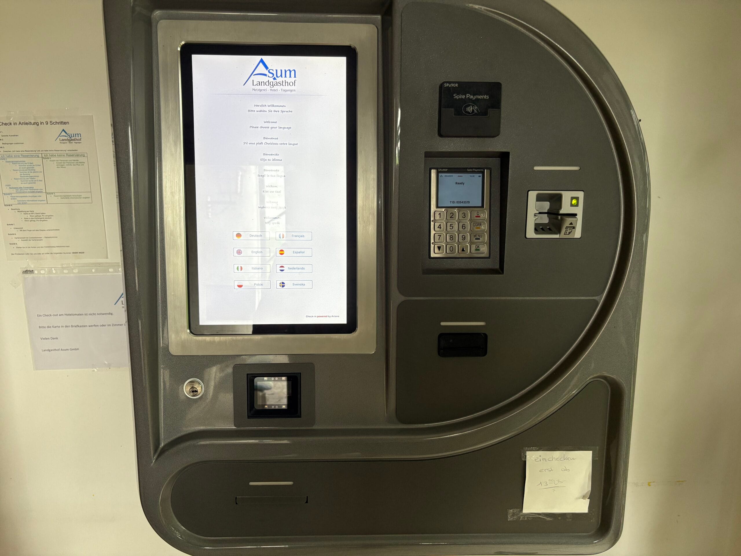 Hotelautomat Front Nah