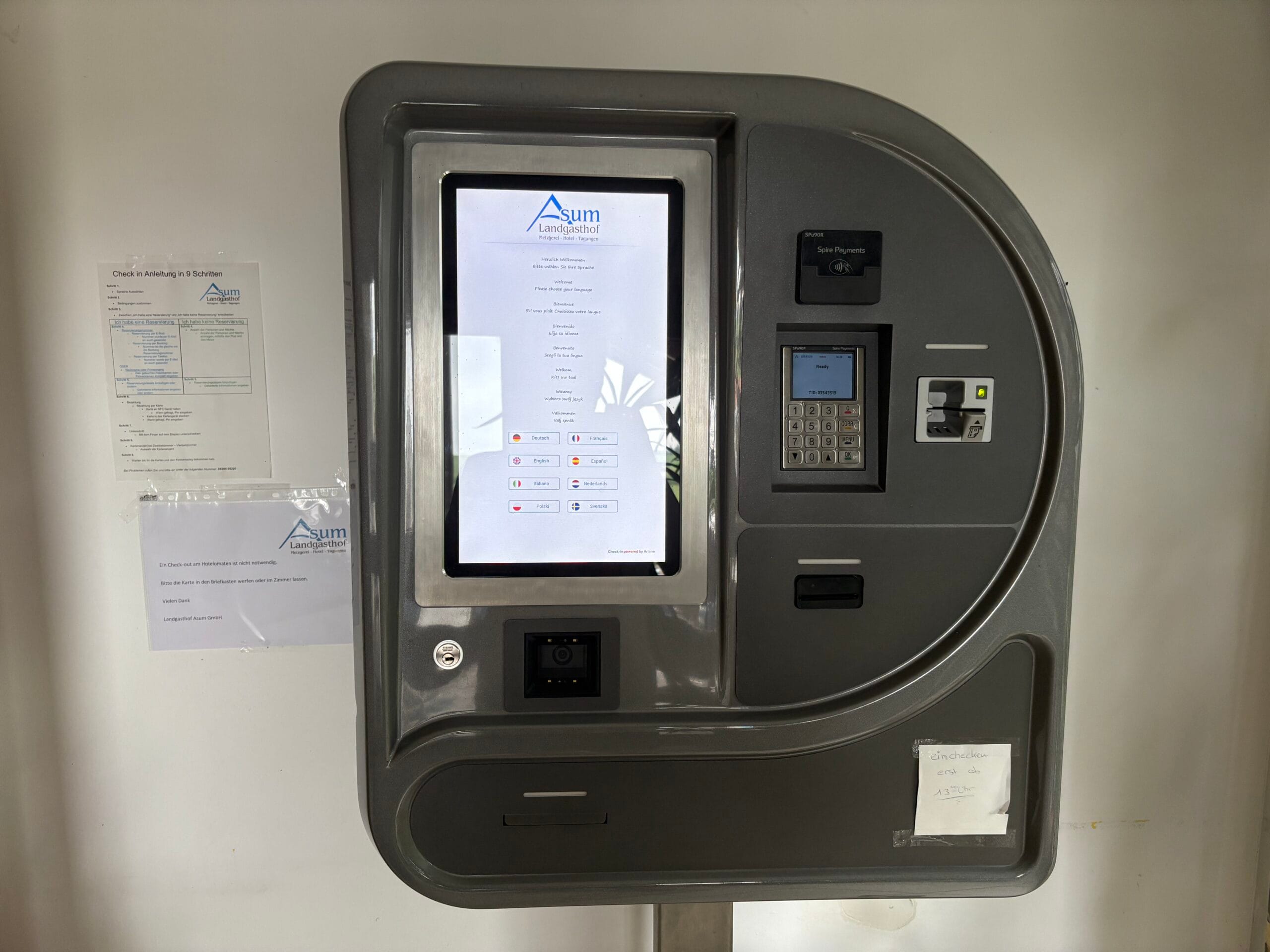 Hotelautomat Front Nah